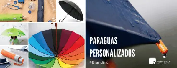 Paraguas personalizados con logo de empresa