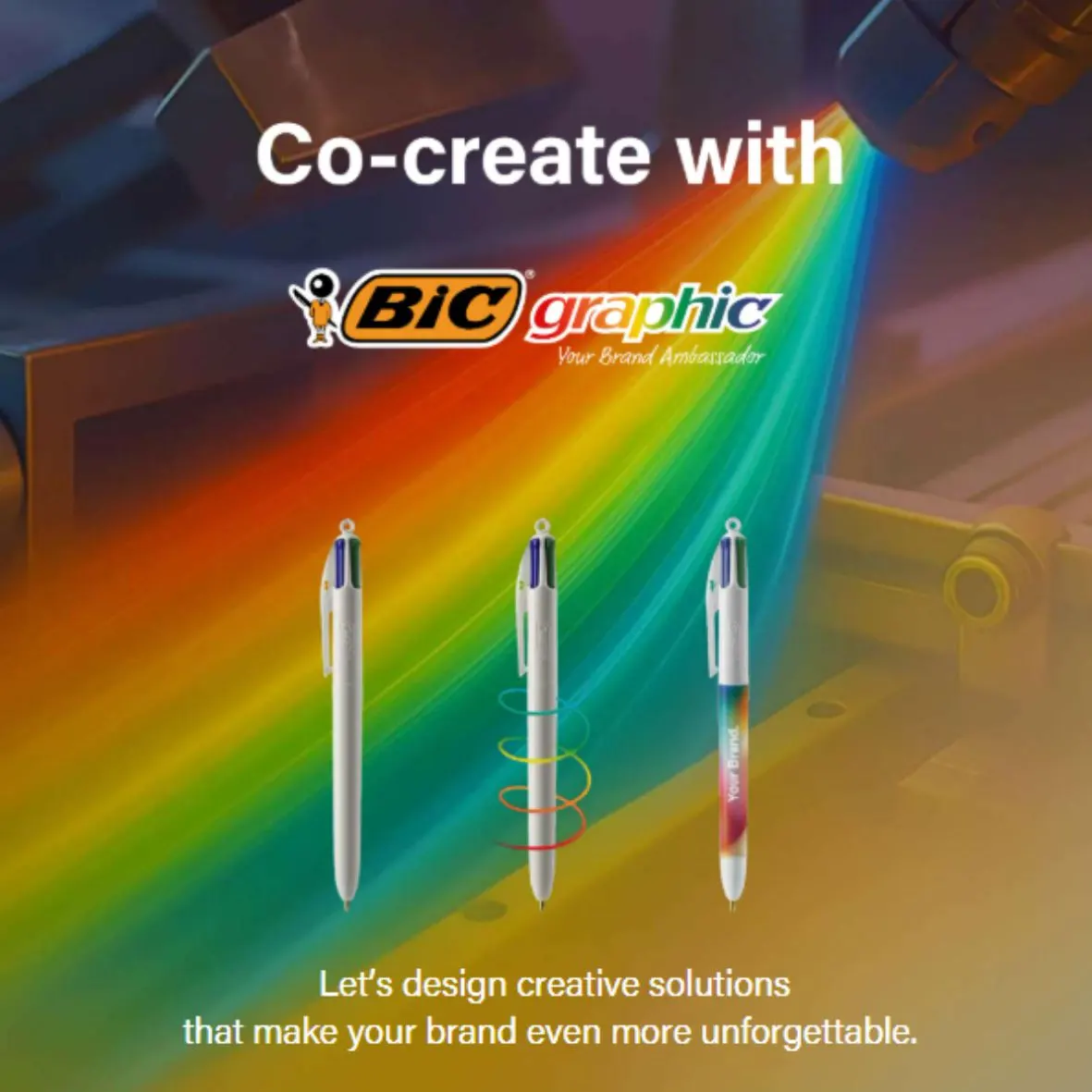 Catálogo BIC 2026 de bolígrafos y artículos de escritura personalizados con logo de empresa