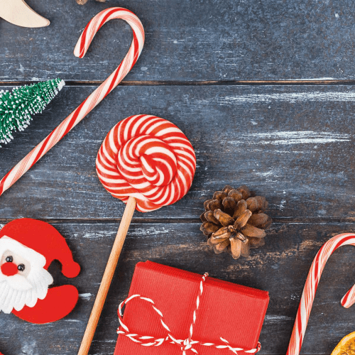 Catálogo de dulces y bombones de Navidad para empresas personalizados con logo — chocolates, galletas y calendarios de adviento