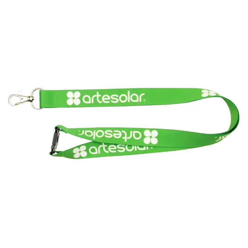 Lanyards con mosquetón y cierre de seguridad personalizados