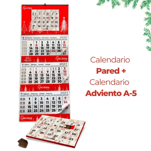 Calendarios de adviento personalizados - Dulces personalizados Navidad 2023 - Calendarios de adviento personalizados, cestas de Navidad para clientes y empleados | Regalos promocionales Navidad