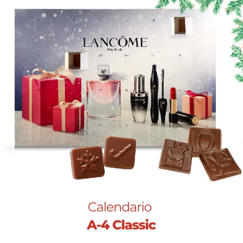 Calendarios de adviento personalizados - Dulces personalizados Navidad 2023 - Calendarios de adviento personalizados, cestas de Navidad para clientes y empleados | Regalos promocionales Navidad